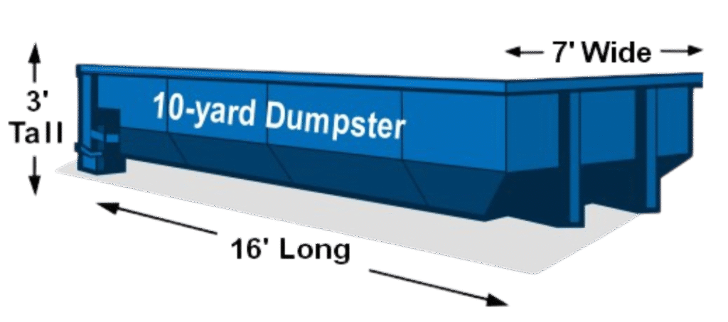 Services 10 10 Yard Dumpster